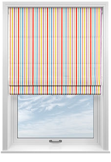 The British Stripe Co. Catherine, Brighton No.1 - Twist&Fit Roman Blind